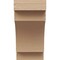 Ekena Millwork 6"W x 6"D x 12"H Wide Mediterranean Rough Cedar Woodgrain TimberThane Corbel, Primed Tan CORUR06X06X12MEDRCPR - alternate 4